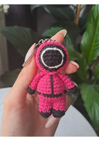 Squid Game Anahtarlık Amigurumi Hediyelik Anahtarlık