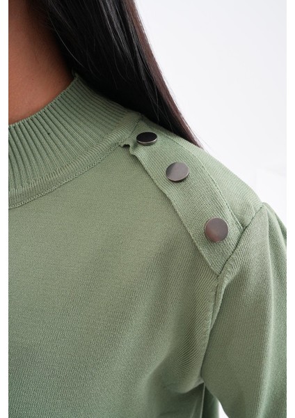 Düğme Detaylı Vanezya Tunik modelleri