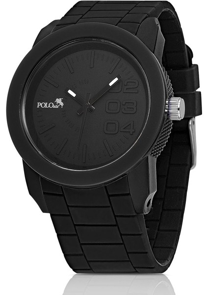 Silikon Kordon Spor Erkek Kol Saati Siyah Renk PL-0947E1X fiyatları