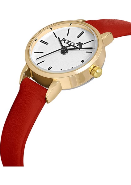Zarif Deri Kordon Kadın Kol Saati Kırmızı-Gold PL-1482B9X fiyatları