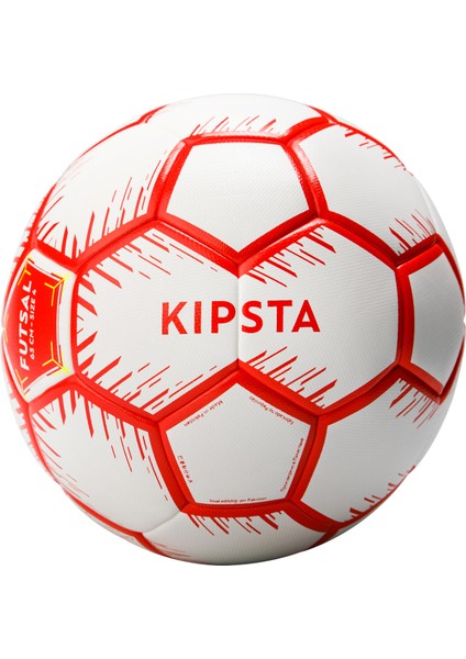 Futsal Topu - 4 Numara - 63 cm - Kırmızı/beyaz 100