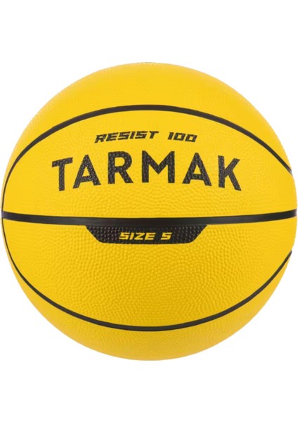 Basketbol Topu - 5 Numara - Sarı - R100