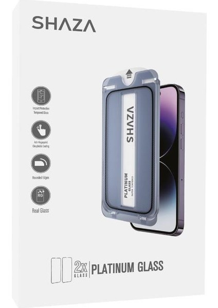 Airglass Apple iPhone 15 Ile Uyumlu Uygulama Aparatlı Cam Ekran Koruyucu 2 adet