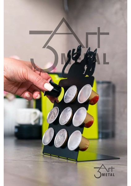 Mutfağınız İçin Şık ve Pratik N-Espresso Kapsül tutacağı - Metal Kapsül Tutacağı - Kapsül Askısı modelleri