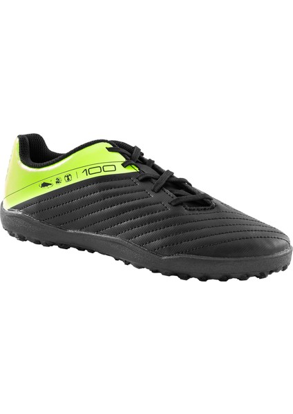 Çocuk Halı Saha Ayakkabısı / Futbol Ayakkabısı - Siyah / Sarı - 100 Turf Beden: 38 Stokta Mevcut