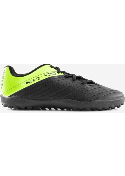 Çocuk Halı Saha Ayakkabısı / Futbol Ayakkabısı - Siyah / Sarı - 100 Turf Beden: 38 Stokta Mevcut