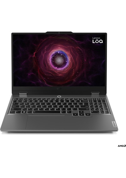 LOQ AMD Ryzen 7 7435HS 24GB 512GB SSD RTX 4060 Freedos 15.6" FHD Taşınabilir Bilgisayar 83JC00E7TR
