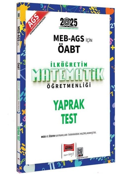 2025 Meb Ags Öabt İlköğretim Matematik Öğretmenliği Yaprak Test