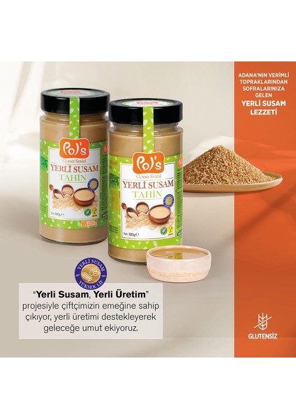 Gurme Yerli Susam Tahin 500 G x 2 Adet