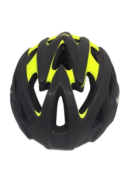 Belirtilmemiş Raptor MV29 Kask Arka LED Lambalı Siyah Lime M Polikarbonat Yapı ile Güvenli Yolculuk