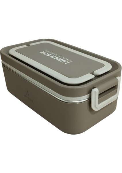 Bento Dikdörtgen Lunch Box Yemek Termosu Kahverengi 1000 ml indirimleri