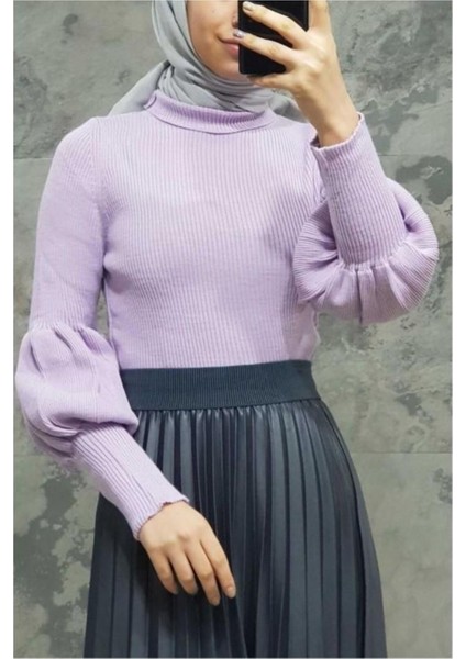 Balon Kol Balıkçı Triko Body