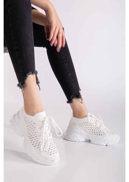 Suins Decery Model Taş Işlemeli Kadın Spor Ayakkabı Sneaker