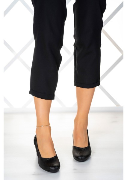 Evelyn Siyah Nano Fileli Dolgu Topuklu Ayakkabı fiyatları