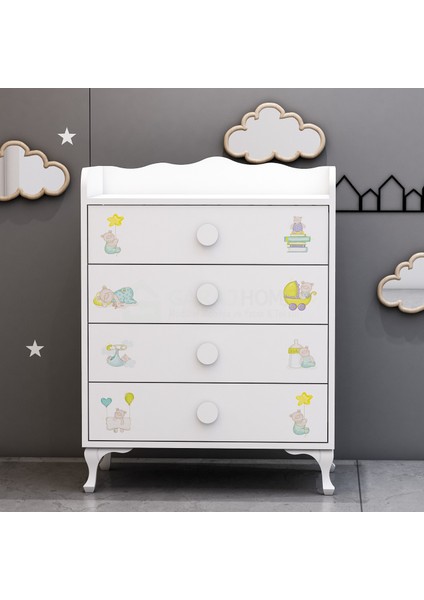 Şifonyer Ayıcık 4 Çekmeceli modelleri