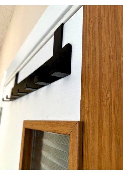 Kapı Arkası Akısı Mat Siyah, Amerikan Kapı Arkası Akısı, Slim Metal Kapı Arkası Askı