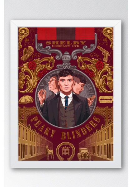 Peaky Blinders Çerçeveli Tablo - Dizi Posteri Tablo