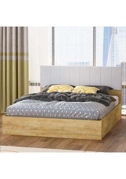 Doğa Çift Kişilik 160X200 Karyola - Meşe