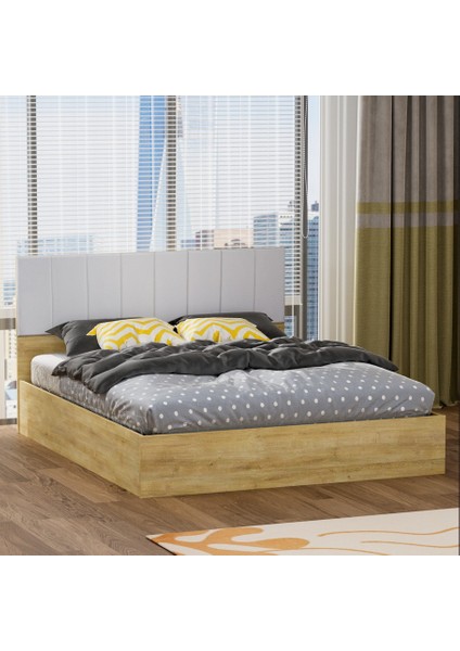 Doğa Çift Kişilik 160X200 Karyola - Meşe