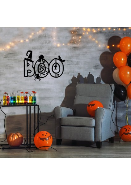 Boo - Cadılar Bayramı Metal Dekoru