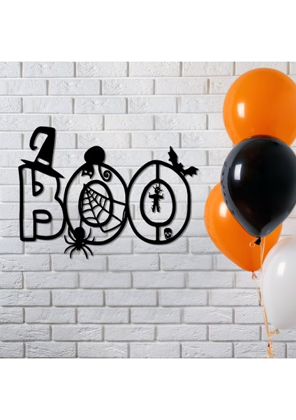Boo - Cadılar Bayramı Metal Dekoru