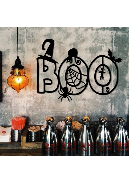Boo - Cadılar Bayramı Metal Dekoru