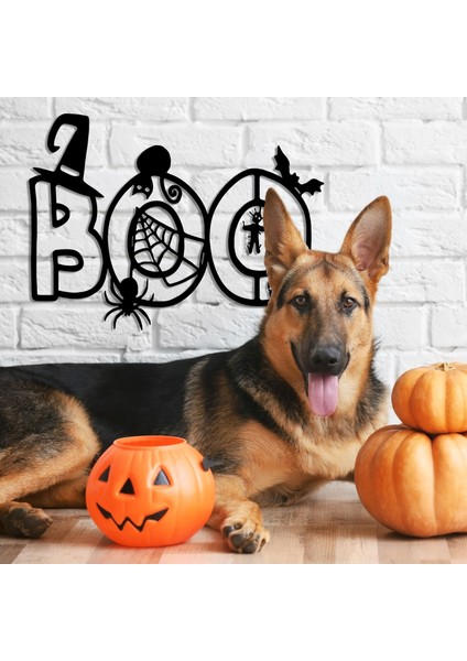Boo - Cadılar Bayramı Metal Dekoru