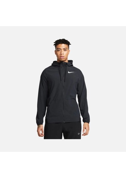 Nike Pro Dri-Fit Flex Vent Max Training Full-Zip Hoodie Erkek Ceket-Yağmurluk DM4946-011 (Bir Beden Küçük Almanızı Öneririz)