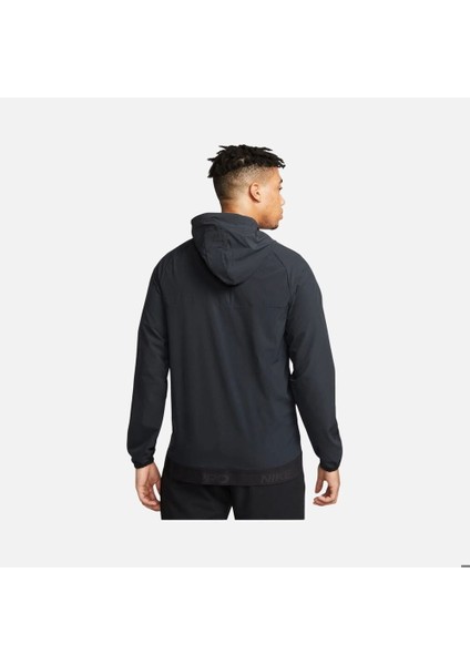 Nike Pro Dri-Fit Flex Vent Max Training Full-Zip Hoodie Erkek Ceket-Yağmurluk DM4946-011 (Bir Beden Küçük Almanızı Öneririz)