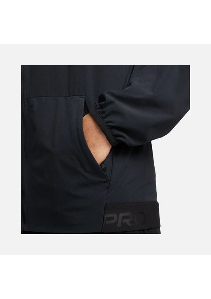 Nike Pro Dri-Fit Flex Vent Max Training Full-Zip Hoodie Erkek Ceket-Yağmurluk DM4946-011 (Bir Beden Küçük Almanızı Öneririz)