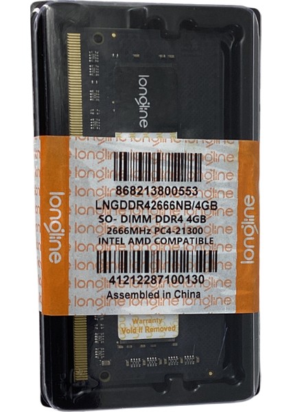 So-Dımm Ddr4 16GB 2666MHZ Amd And Intel Compatıble LNGDDR42666S16GB