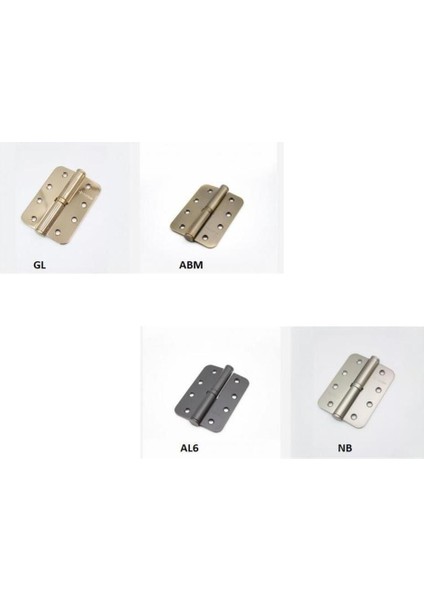 10 cm Okka Yönlü Menteşe Sağ 3 mm Mat Antik Bronz Sağ