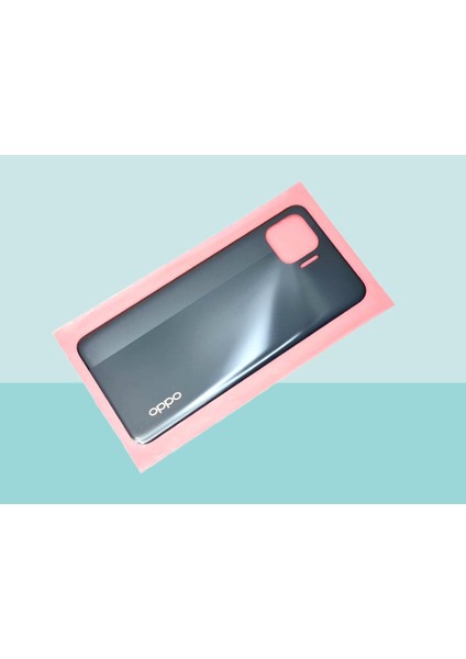 Oppo Reno 4 Lite Uyumlu Arka Kapak Batarya Kapağı - Siyah