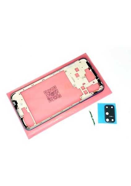 Oppo A72 Uyumlu Full Kasa Arka Kapak Batarya Kapağı - Mavi