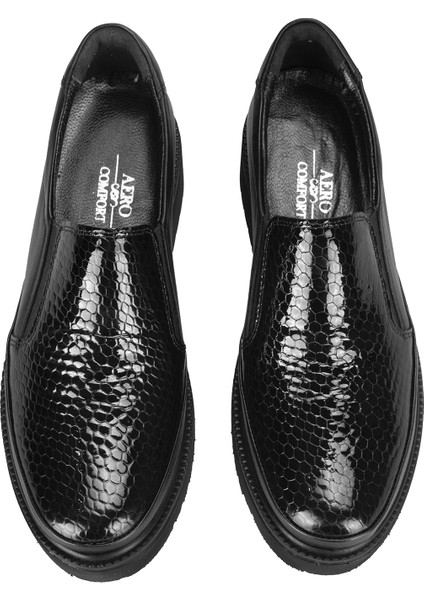 Dinoran Siyah Kadın Deri Günlük Ayakkabı indirimleri