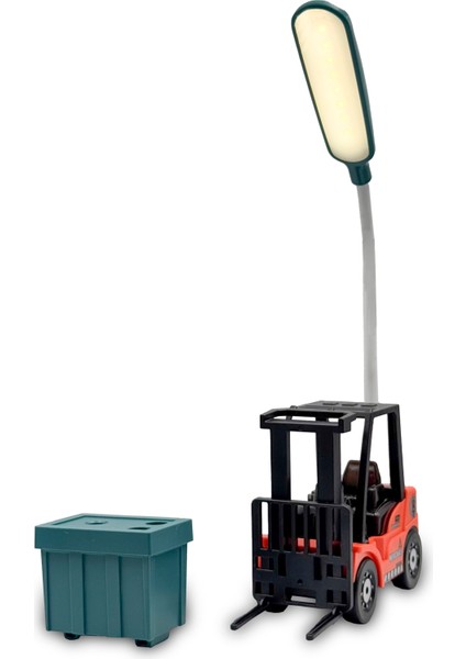 Masa Lambası Şarjlı Oyuncak Masa Lambası Kalemlikli Oyuncak Masa Lambası Forklift Gece Lambası