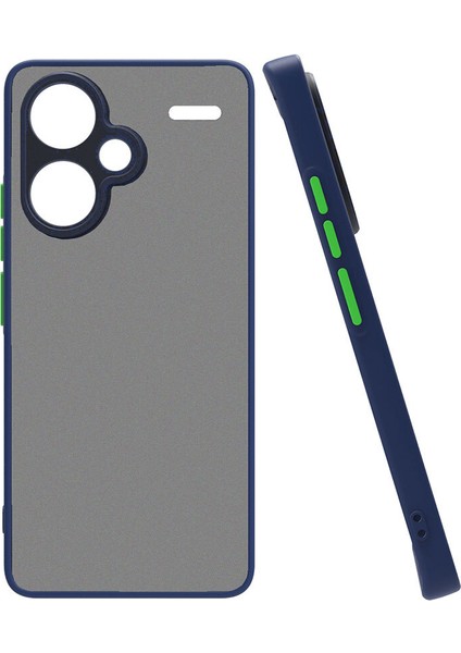 Xiaomi Redmi Note 13 Pro Plus 5g Uyumlu Kılıf Hux Kapak-Lacivert