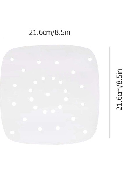 6.5cm Tarzı Kare Hava Fritözü Kağıt Yapışmaz Buharlı Pad Delikli Pergament Kağıt Pişirme Sepeti Mat Fırın Pişirme Araçları (Yurt Dışından) modelleri