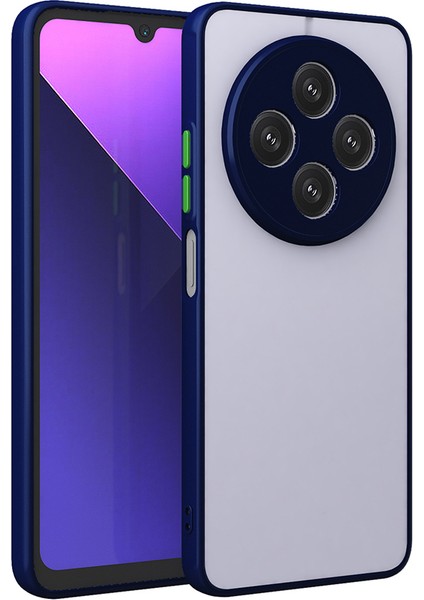 Xiaomi Redmi 14C 4g Uyumlu Kılıf Hux Kapak-Lacivert