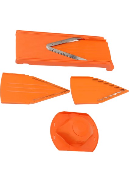 V Bıçaklı Mandolin Kesici Sebze Kesici Paslanmaz Çelik Bıçak El Koruyucu Pişirme Aracı Mutfak Için Pratik Büyük ÇERÇEVERENK:3118230039411 (Yurt Dışından)