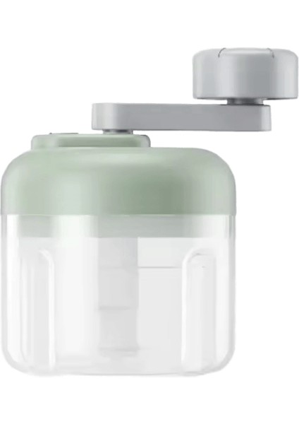 Çok Fonksiyonlu Sebze Doğrayıcı Küçük Mutfak Robotu Manuel El Kranklı Gıda Doğrayıcı Kıyma Aracı Sarımsak Mutfak Aletleri 1pc Renk: Yeşil 250ML (Yurt Dışından)
