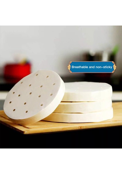 17CM Tarzı Mutfak Için Hava Fritözü Buhar Tabakaları Premium Delikli Odun Hammaddeli Kağıtlar Yapışmaz Pişirme Sepeti Mat Fırın Araçları (Yurt Dışından) fırsatları