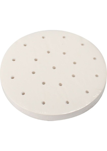9cm Tarzı Yuvarlak Bambu Buharlı Kağıt Hava Fritözü Buharlı Tabaklar Delikli Ahşap Hamuru Kağıtları Yapışmaz Buharlı Mat Mantı Pişirme Matı (Yurt Dışından)