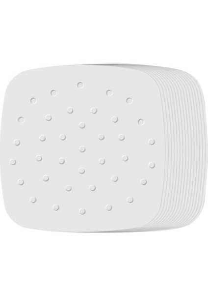 16.5X16.5CM Tarzı Hava Fritözü Buharlı Pişirme Kağıtları Premium Delikli Ağaç Selüloz Kağıtlar Anti Yapışkan Buhar Sepeti Mat Fırın Pişirme Araçları (Yurt Dışından)