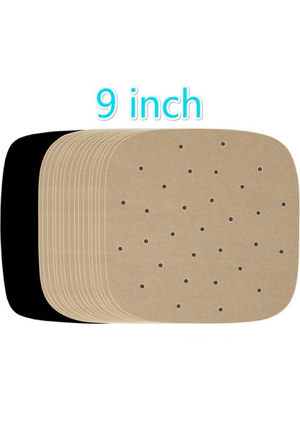 No.25 Tarzı Fırın Silikon Yağı Anti Yapışkan Buhar Tencere Ped Hava Fritözü Linerleri 6 Adet Bambu Linerler Premium Silikon Kağıt Bambu Buhar Tenceresi Için (Yurt Dışından)