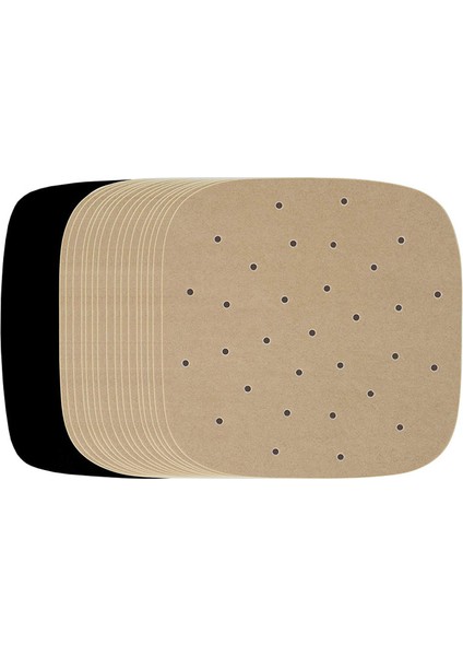 Mor Tarzı Hava Fritözü Liner Delikli Fırın Kağıt Pişirme Kağıdı Keten Kağıdı Buhar Tencere Non-Stick Pişirme Kağıdı Inç (Yurt Dışından)