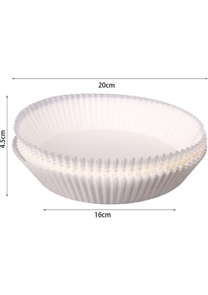 50 Adet 16X4.5CM Tarzı Hava Fritezli Tek Kullanımlık Kağıt Tabaka Mat Ahşap Selüloz Buharlı Yuvarlak Kağıt Fırın Mat & Tabak Altlıklar Mutfak Aksesuarları (Yurt Dışından)