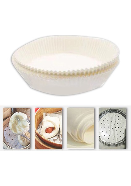 50 Adet 16X4.5CM Tarzı Hava Fritezli Tek Kullanımlık Kağıt Tabaka Mat Ahşap Selüloz Buharlı Yuvarlak Kağıt Fırın Mat & Tabak Altlıklar Mutfak Aksesuarları (Yurt Dışından) fiyatları