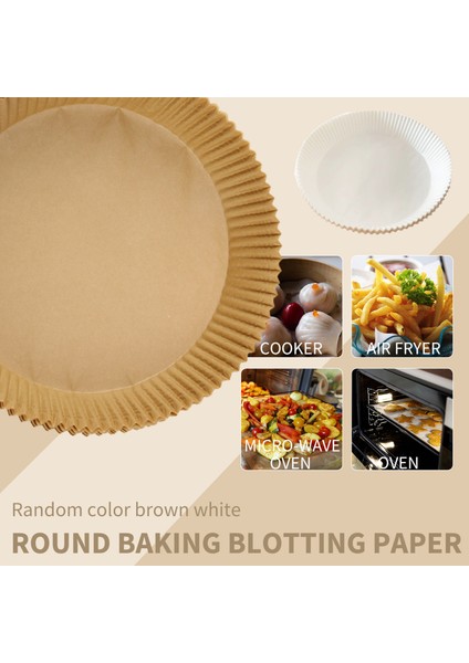50 Adet 16X4.5CM Tarzı Hava Fritezli Tek Kullanımlık Kağıt Tabaka Mat Ahşap Selüloz Buharlı Yuvarlak Kağıt Fırın Mat & Tabak Altlıklar Mutfak Aksesuarları (Yurt Dışından) fırsatları