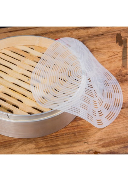 50CM Tarzı Silikon Buharlı Matara Kağıdı Non Stick Paspas Hava Fritözü Buharlı Liner Mutfak Malzemeleri (Yurt Dışından) fiyatları